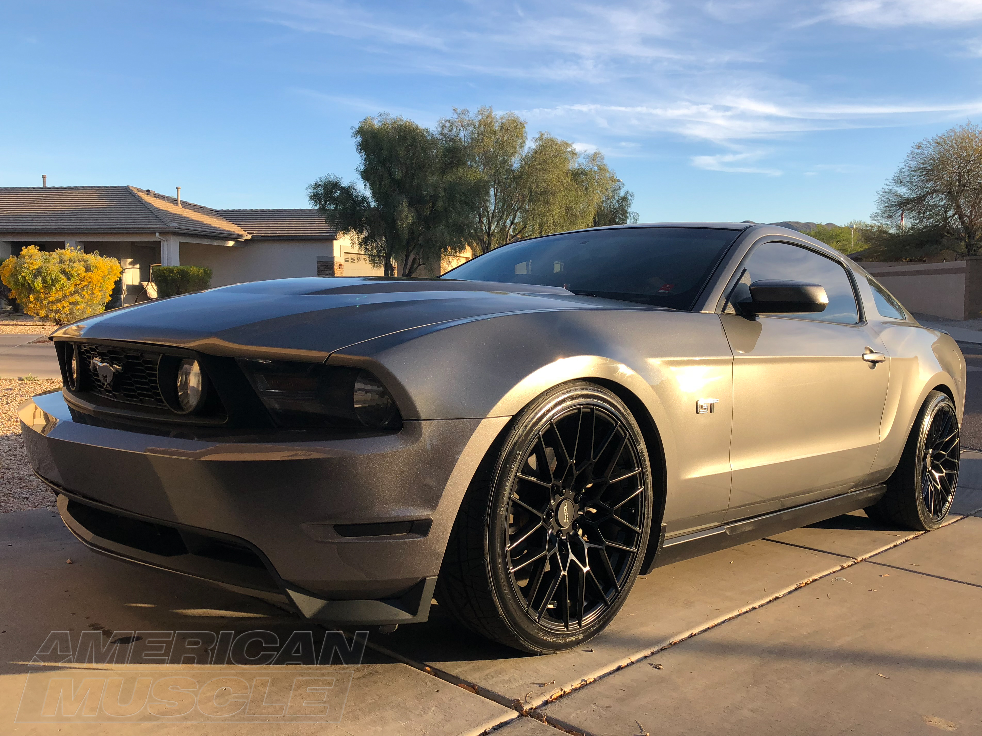 2010 GT Mustang Dropped by 1.5 Inches on Eibach Springs